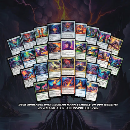 Sliver Tribal Commander Deck - High Quality MTG Proxies for Commander EDH, Full 100 Card Ready to Play Deck with Custom Art + 8 Bonus Cards