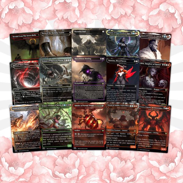 Diablo Demon Tribal Reanimator – Commander EDH | 105+ Custom Proxy Cards