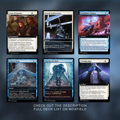 Elden Ring Commander  | Dual-Commander Azorius Control Voltron | 99.95+ Custom Proxy Cards | Mystic MTG