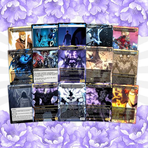 Solo Leveling Proxy EDH | Jinwoo Sung Commander | Anime-Inspired Custom MTG Cards