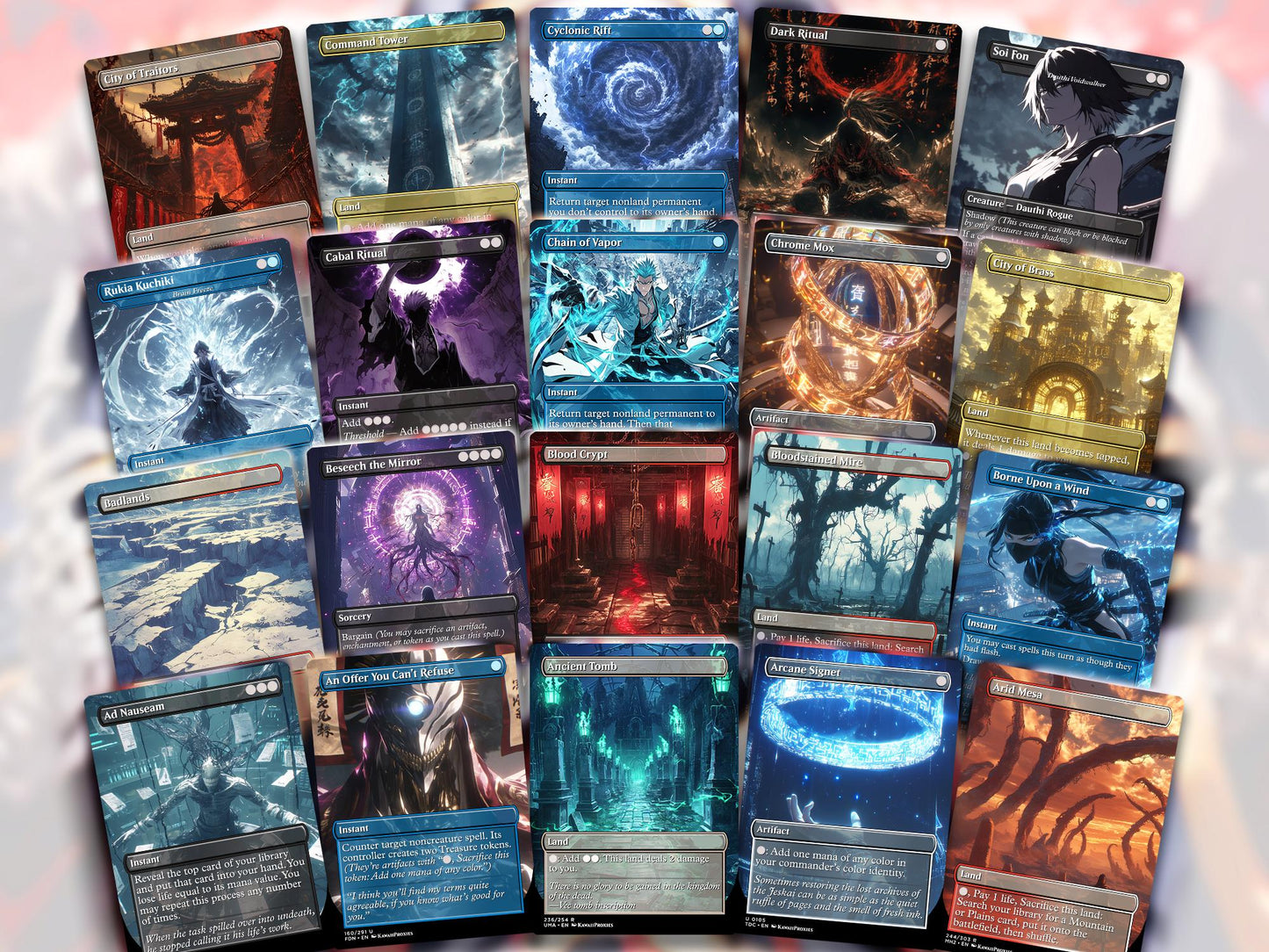 Bleach MTG Deck - Kess EDH | Premium Tainted Kess | Custom Competitive 100 Cards