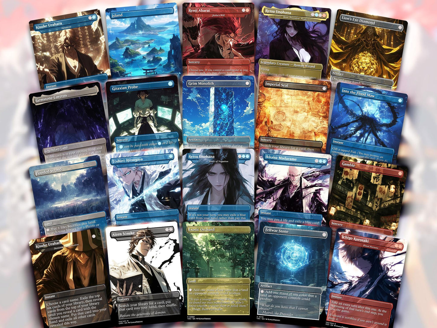 Bleach MTG Deck - Kess EDH | Premium Tainted Kess | Custom Competitive 100 Cards