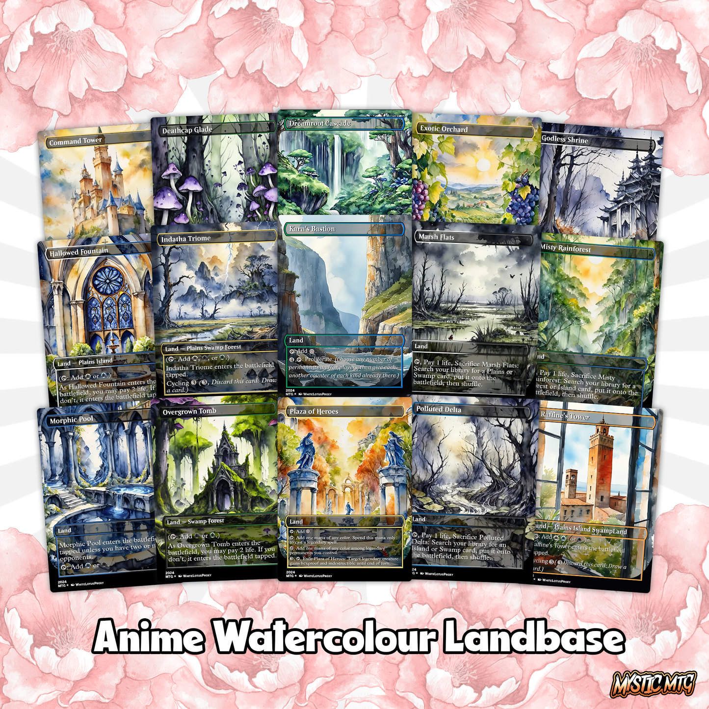 Atraxa INFECT Anime Waifu Ready to Play Proxy Commander Deck Custom Proxy EDH Phyrexian Tribal English High Quality Cards