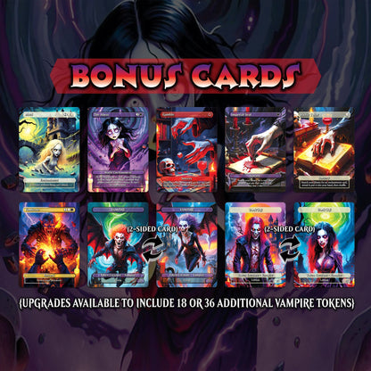 Vampire Commander Deck - Edgar Markov High Quality MTG Proxies for EDH, Full 100 Card Ready to Play Deck with Custom Art + Bonus