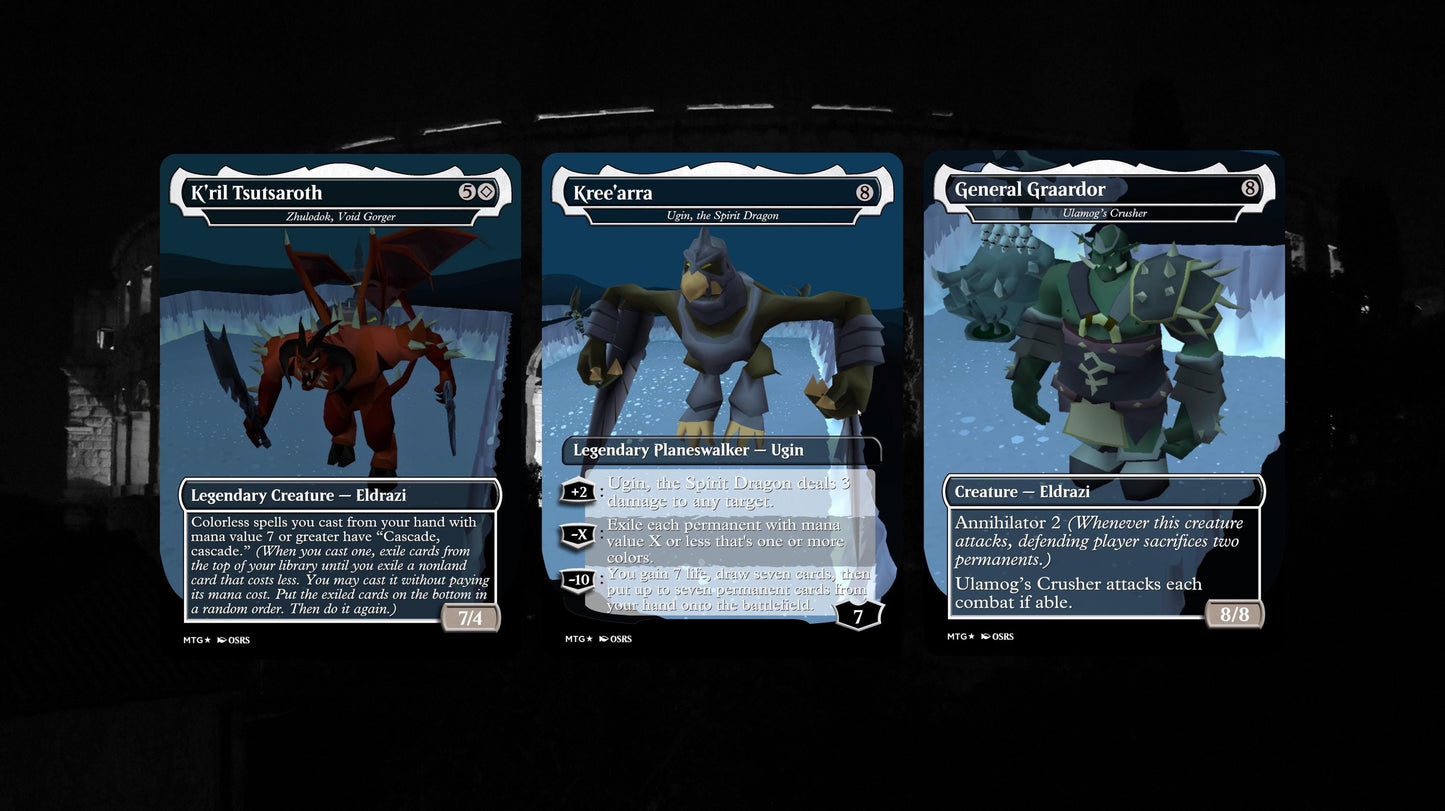 Vardorvis/Nex / Ulamog, Fused Atrocity - Eldrazi Commander Deck - OSRS Themed MTG Inspired Proxy Cards - Oldschool Runescape MTG Custom Deck