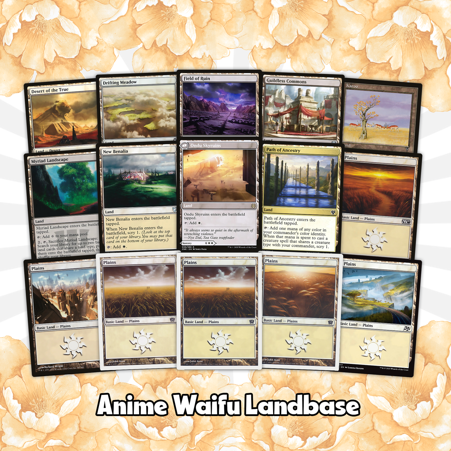 Avacyn, Angel of Hope ANGEL TRIBAL Magic MTG Custom Commander Deck