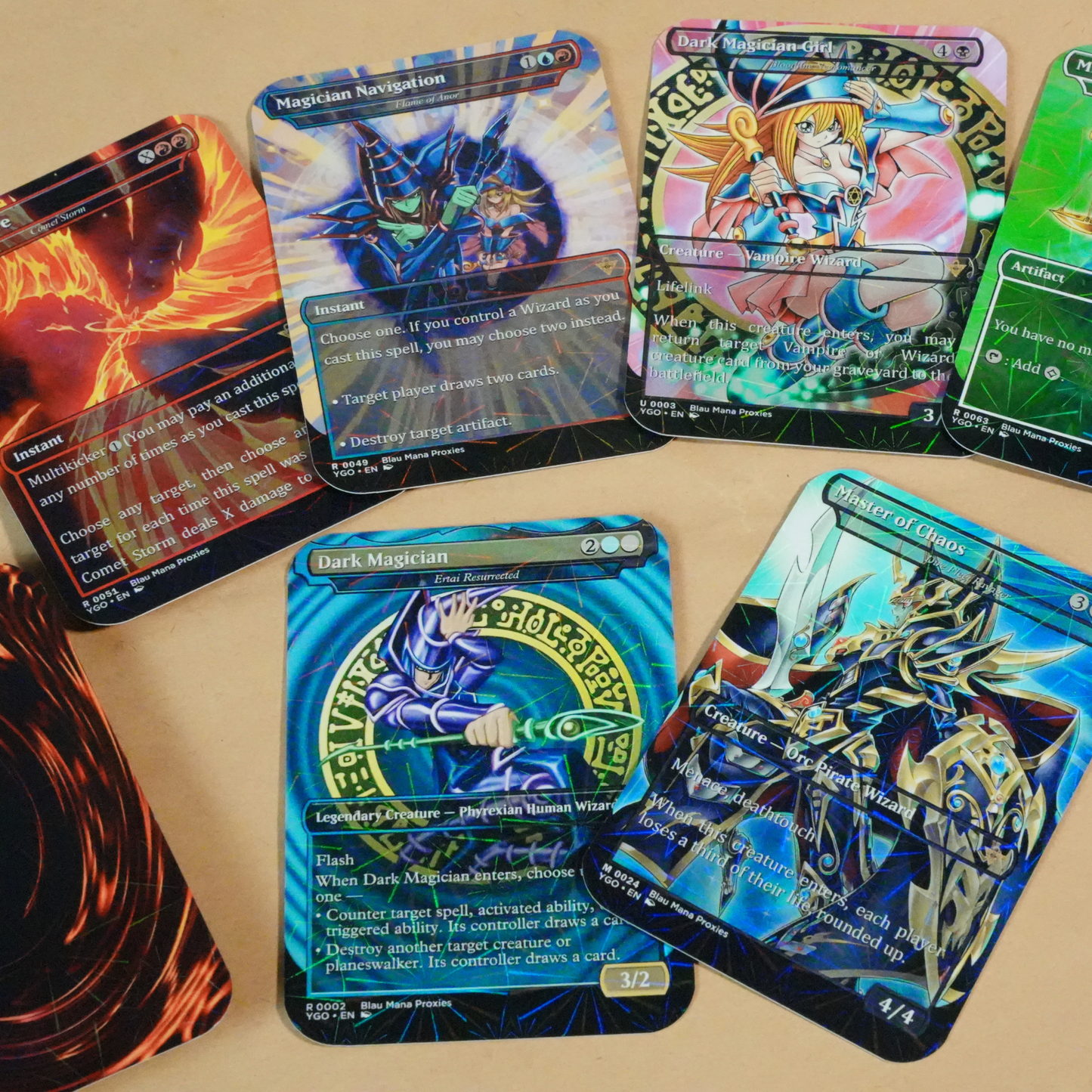 Yu-Gi-Oh MTG EDH Commander Proxy Deck - Dark Magic! - Wizards - 100 Cards, 8 Tokens - Magic - Gathering - Yugioh - Proxies - Orica