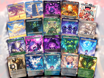 Chibi Anime MTG Deck EDH Tymna and Kodama Premium Quality Proxy 100+ Cards