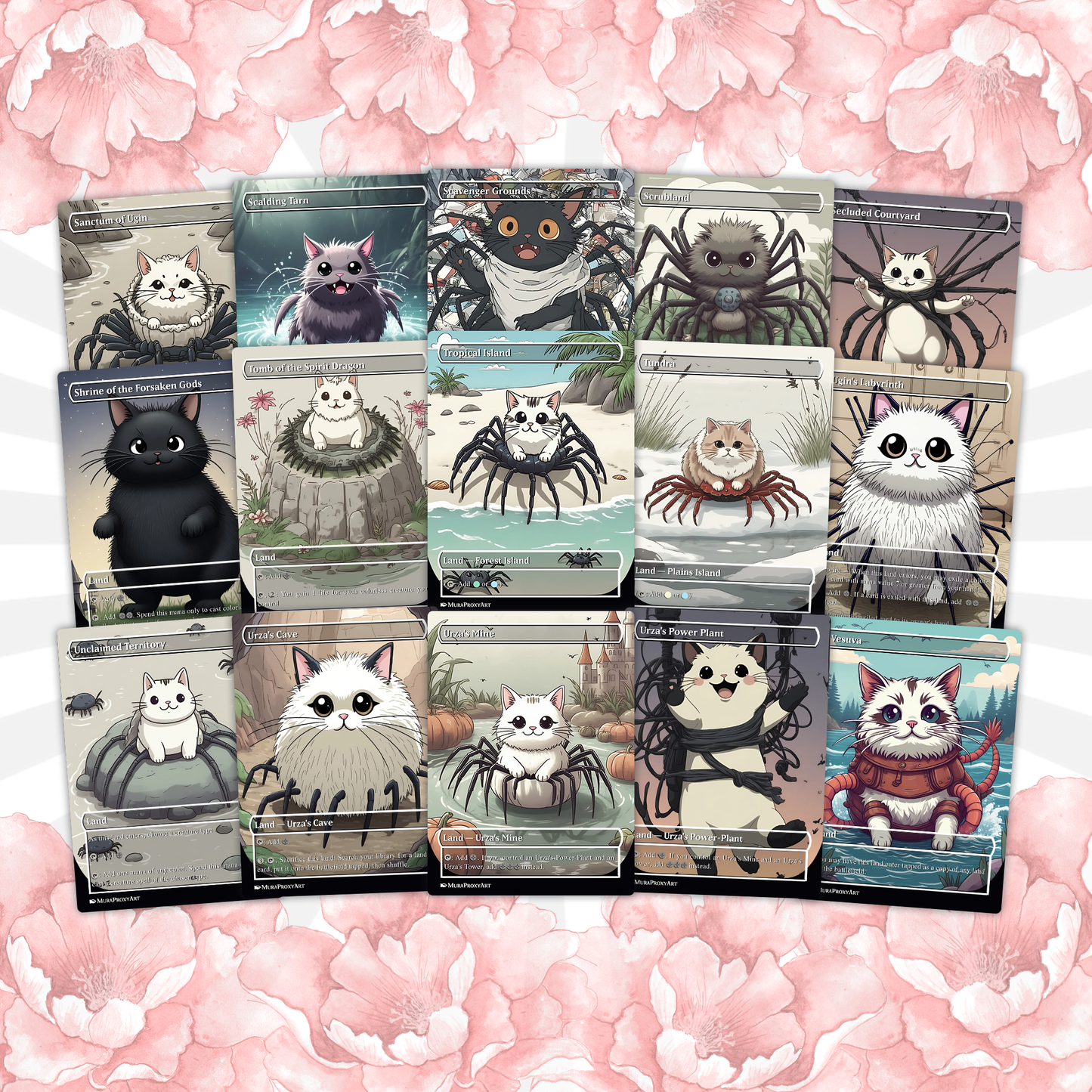 Ulalek Catdrazi Meme Eldrazi Proxy Commander Deck, 100 Cards + 5 Free Tokens | Cute Custom Full Art | MuraProxyArt