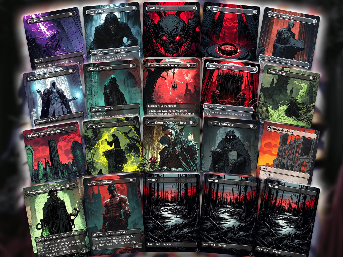 Ayara, death by 99.950 cuts - Proxy EDH - Deck