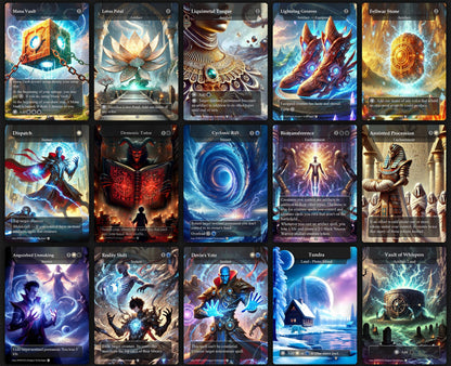 Urza, Chief Artificer Affinity Deck, 120 Cards, 14 Sideboard, 6 Tokens Includes All Main Urza's, Shorikai, Artifacts, Custom