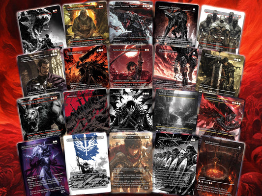 Berserk Fan Deck – Isshin Commander Deck - Anime Proxy – EDH 99.95+ Cards – Custom Fan Deck