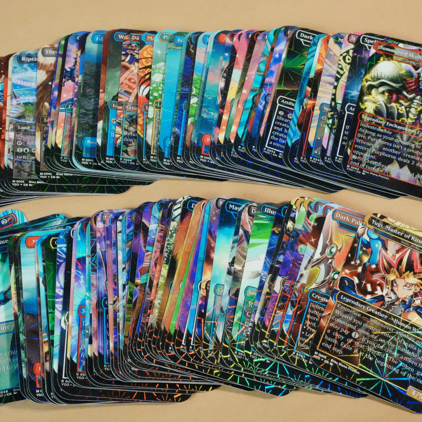 Yu-Gi-Oh MTG EDH Commander Proxy Deck - Dark Magic! - Wizards - 100 Cards, 8 Tokens - Magic - Gathering - Yugioh - Proxies - Orica