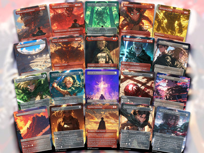 Attack on Titan MTG Deck - KALEMNE EDH Premium Custom Competitive 100+ Cards