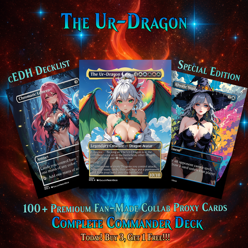 THE UR-DRAGON ANIME WAIFU COMMANDER DECK – PREMIUM COLLECTOR SET (109 CARDS)