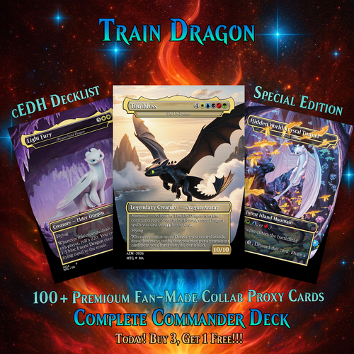 | New | HOW TO TRAIN YOUR DRAGON COMMANDER DECK – PREMIUM COLLECTOR SET (116 CARDS)
