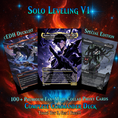 | New | SOLO LEVELING COMMANDER DECK – PREMIUM COLLECTOR SET (112 CARDS)