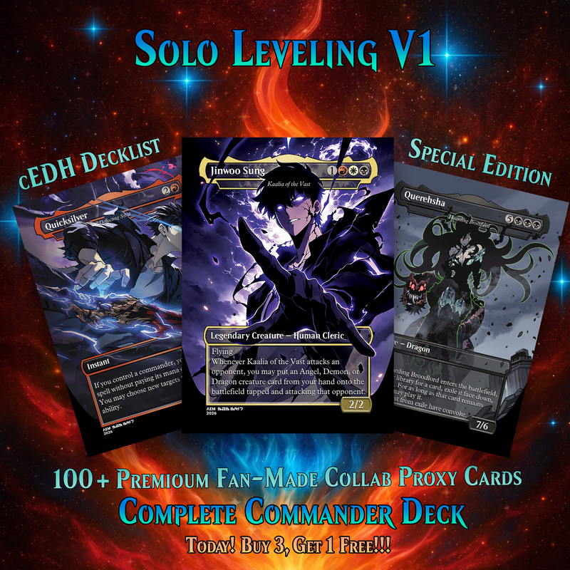 | New | SOLO LEVELING COMMANDER DECK – PREMIUM COLLECTOR SET (112 CARDS)