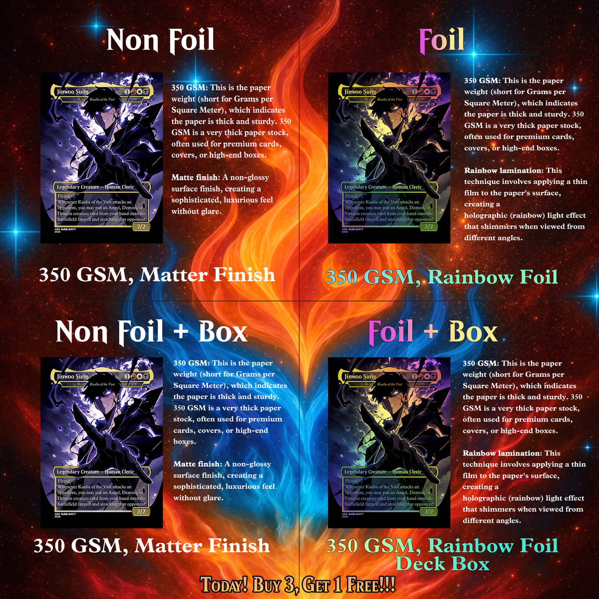 | New | SOLO LEVELING COMMANDER DECK – PREMIUM COLLECTOR SET (112 CARDS)