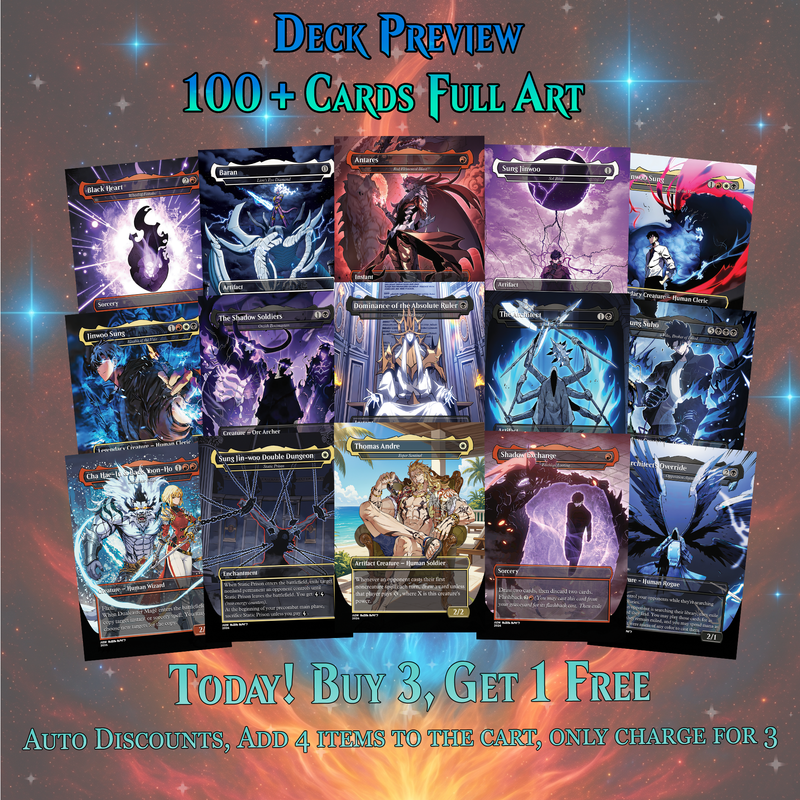 | New | SOLO LEVELING COMMANDER DECK – PREMIUM COLLECTOR SET (112 CARDS)