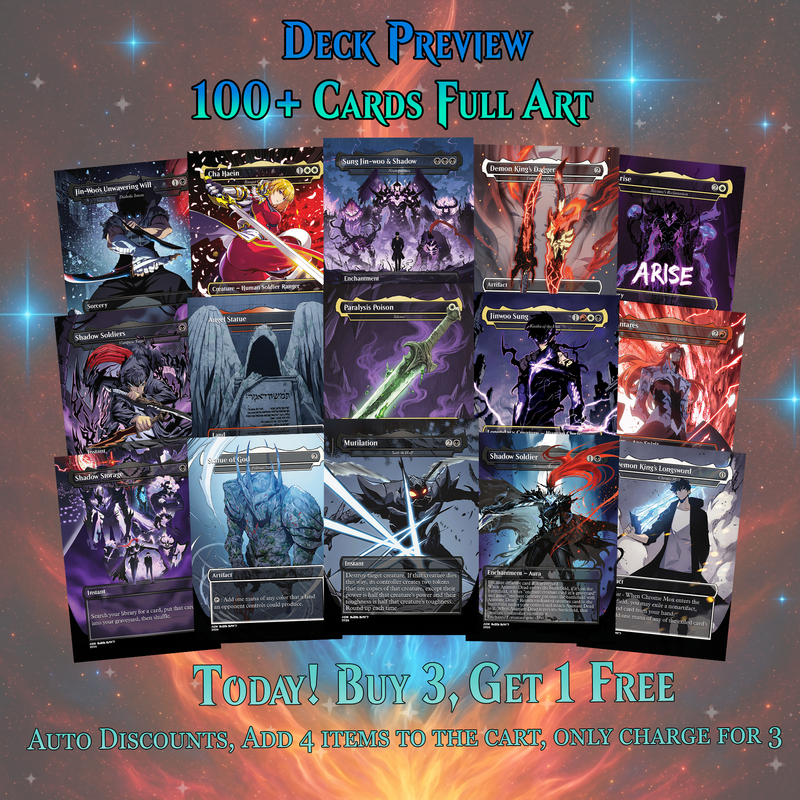 | New | SOLO LEVELING COMMANDER DECK – PREMIUM COLLECTOR SET (112 CARDS)