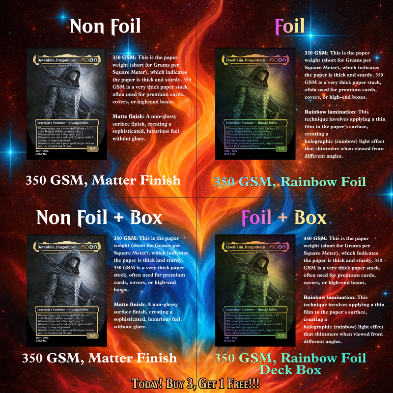 | New | SKYRIM THEMED COMMANDER DECK – PREMIUM COLLECTOR SET (116 CARDS)