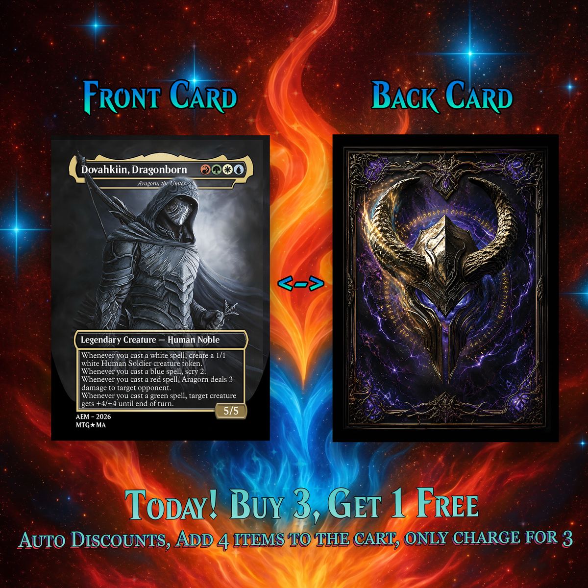 | New | SKYRIM THEMED COMMANDER DECK – PREMIUM COLLECTOR SET (116 CARDS)