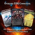 OVERLORD ZOMBIE TRIBAL MTG PROXY COMMANDER DECK – PREMIUM COLLECTOR SET (100 CARDS)