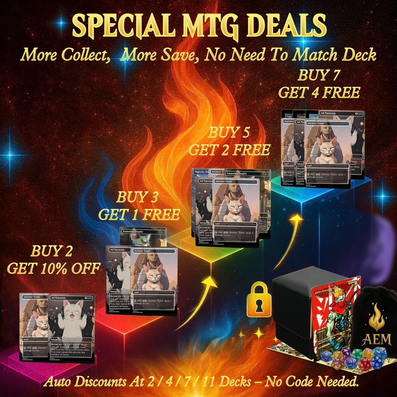 NAJEELA INFINITE COMBAT COMMANDER DECK – PREMIUM COLLECTOR SET (110 CARDS)