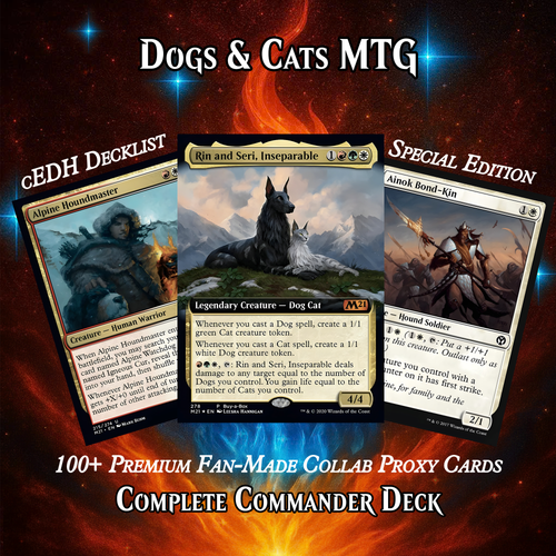 Dogs & Cats  Commander Deck PREMIUM COLLECTOR SET | 101 CARDS