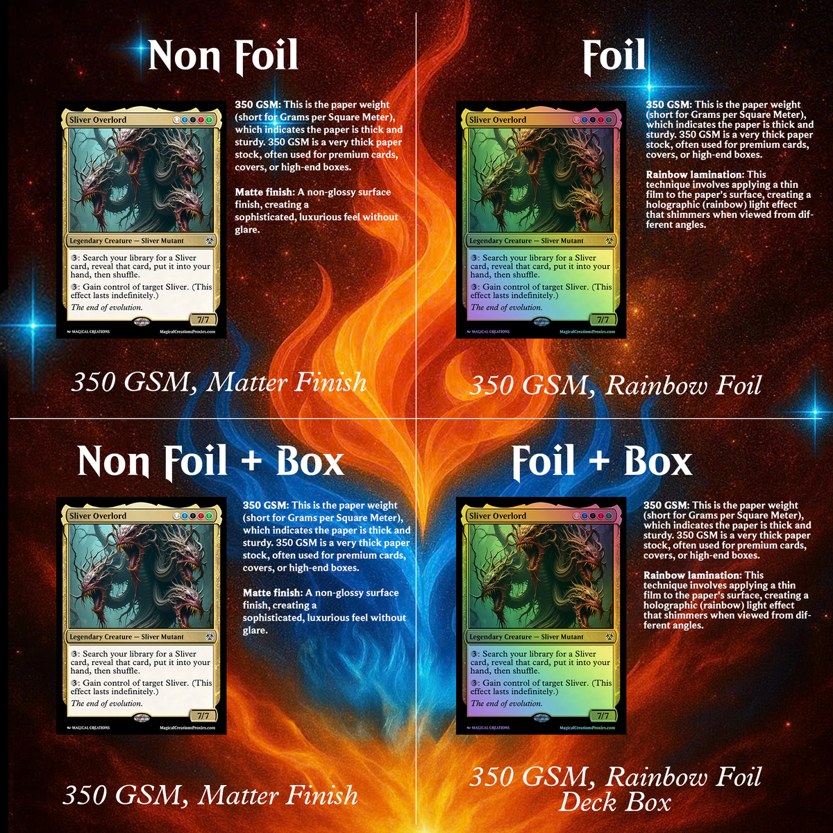 SLIVER TRIBAL COMMANDER DECK – PREMIUM COLLECTOR SET (113 CARDS)