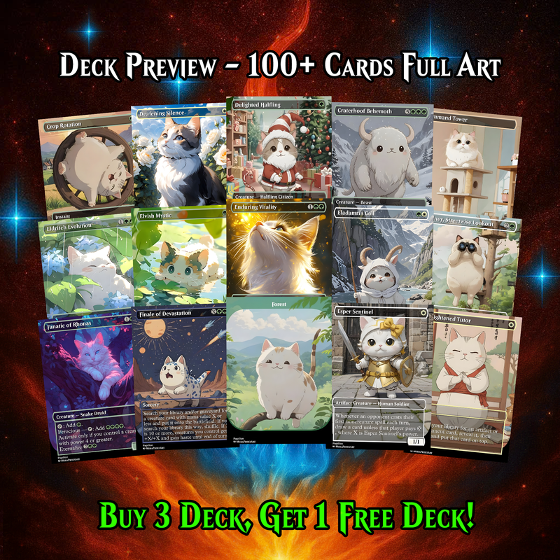 BAYLEN, HARE APPARENT COMMANDER DECK – PREMIUM COLLECTOR SET (110 CARDS)