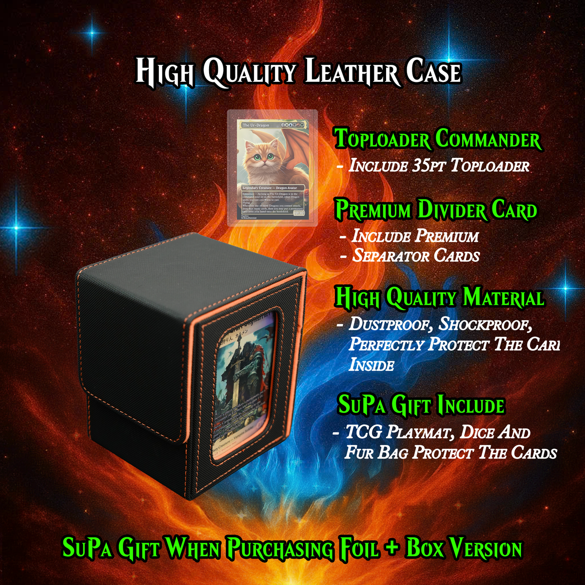 UR-DRAGON CUTE CAT COMMANDER DECK – PREMIUM COLLECTOR SET  (110 CARDS)