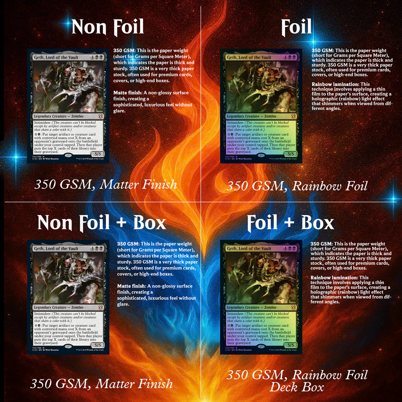 INDESTRUCTIBLE PHENAX COMMANDER DECK – PREMIUM COLLECTOR SET  (106 CARDS)