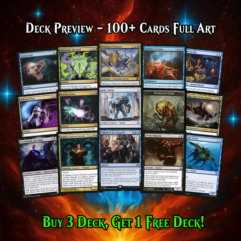 INDESTRUCTIBLE PHENAX COMMANDER DECK – PREMIUM COLLECTOR SET  (106 CARDS)