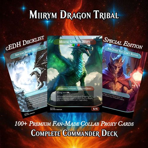 MIIRYM DRAGON TRIBAL COMMANDER DECK – PREMIUM COLLECTOR SET  (110 CARDS)