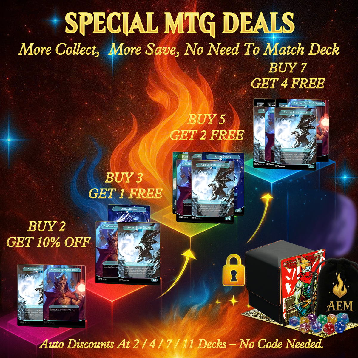 MIIRYM DRAGON TRIBAL COMMANDER DECK – PREMIUM COLLECTOR SET  (110 CARDS)
