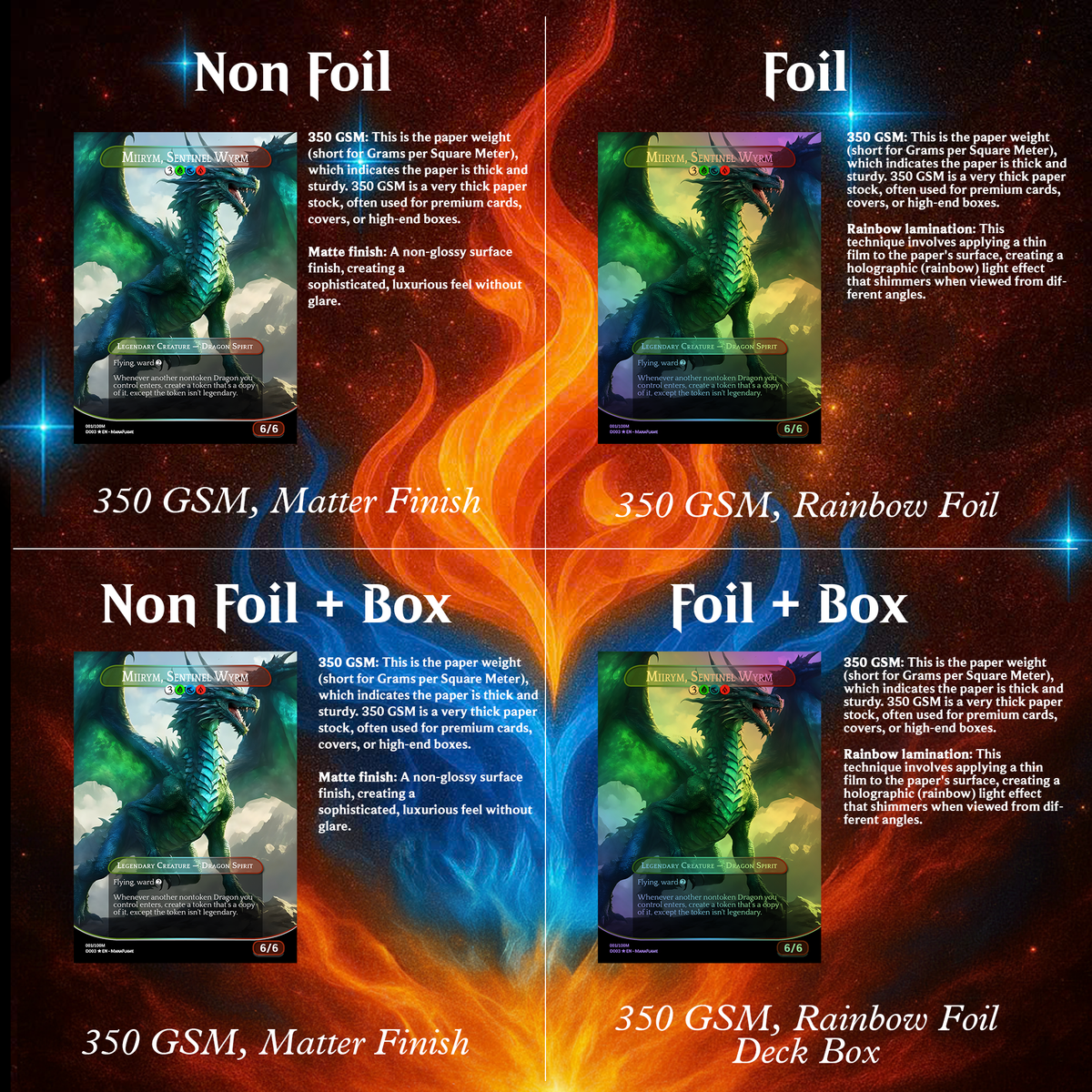 MIIRYM DRAGON TRIBAL COMMANDER DECK – PREMIUM COLLECTOR SET  (110 CARDS)