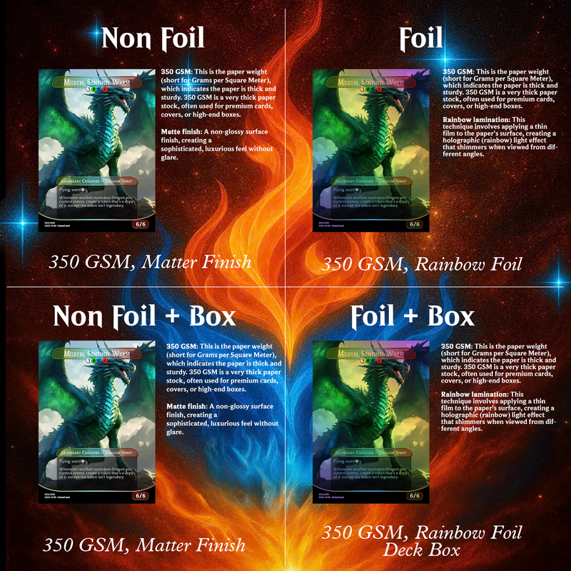 MIIRYM DRAGON TRIBAL COMMANDER DECK – PREMIUM COLLECTOR SET  (110 CARDS)