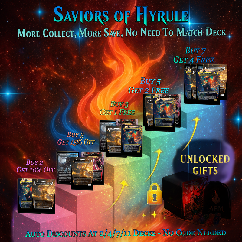 | New | SAVIOR OF HYRULE  COMMANDER DECK – PREMIUM COLLECTOR SET (116 CARDS)