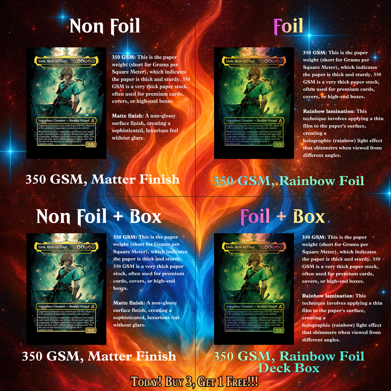 | New | SAVIOR OF HYRULE  COMMANDER DECK – PREMIUM COLLECTOR SET (116 CARDS)