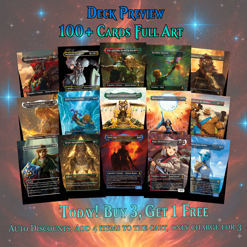 | New | SAVIOR OF HYRULE  COMMANDER DECK – PREMIUM COLLECTOR SET (116 CARDS)