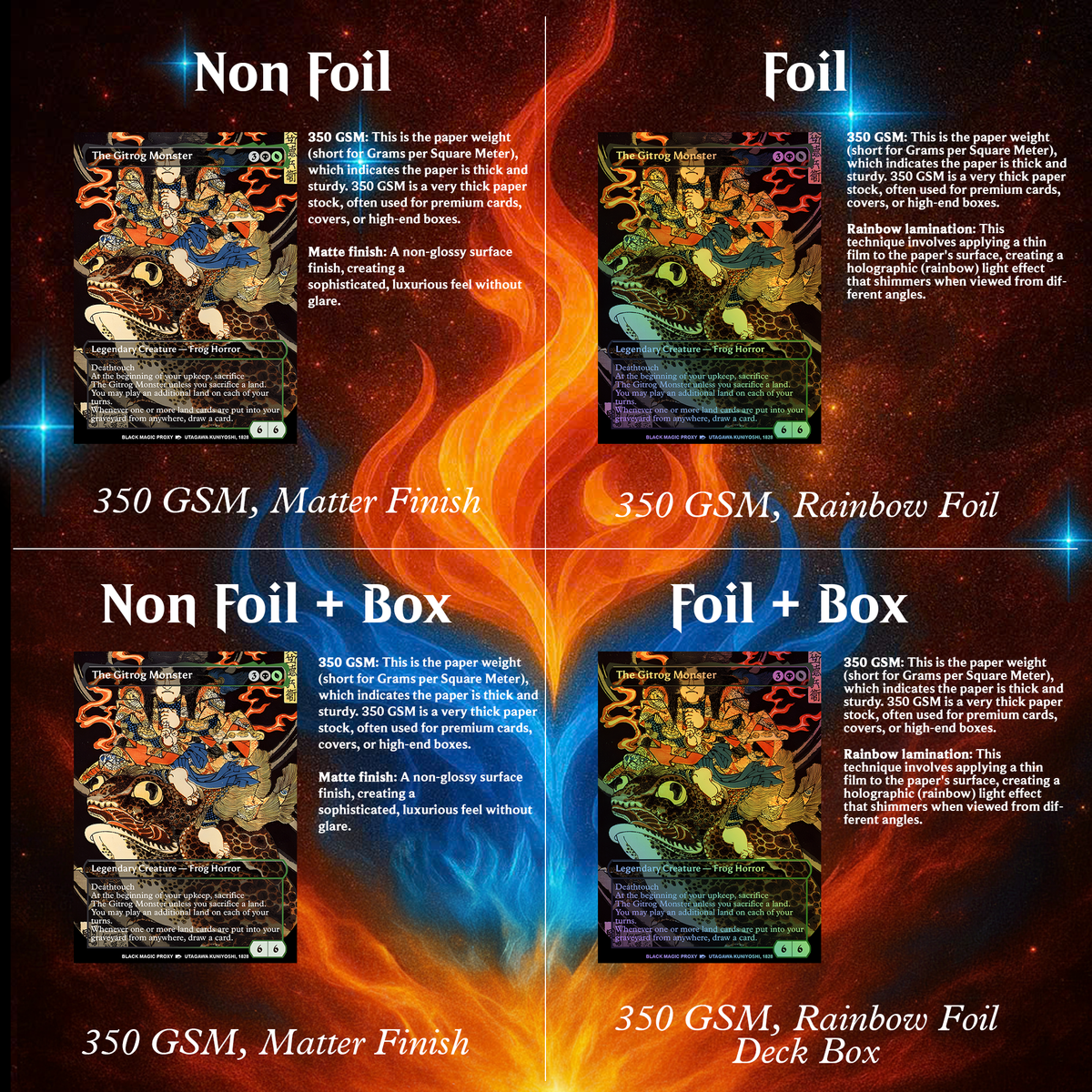 THE GITROG MONSTER COMMANDER DECK – PREMIUM COLLECTOR SET (108 CARDS)