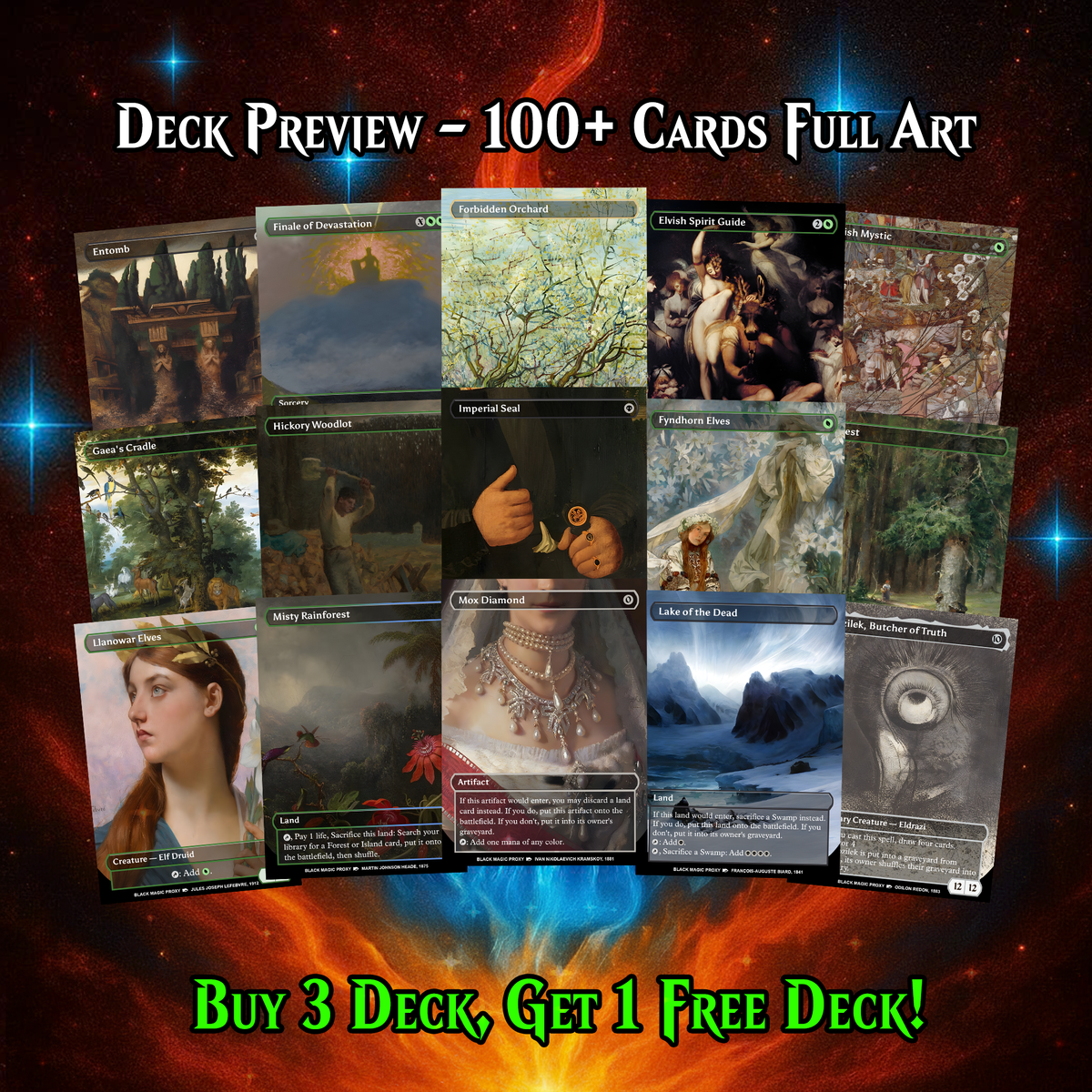 THE GITROG MONSTER COMMANDER DECK – PREMIUM COLLECTOR SET (108 CARDS)