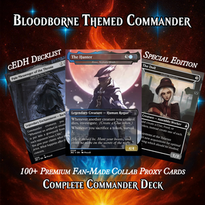 BLOODBORNE THEMED COMMANDER DECK – PREMIUM COLLECTOR SET  (136 CARDS)