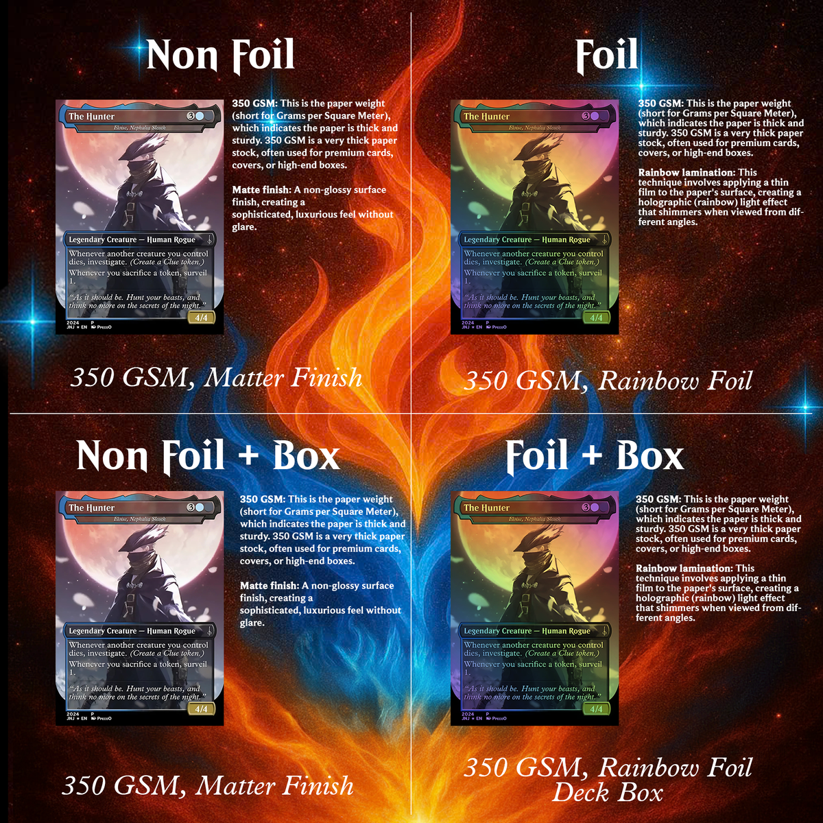 BLOODBORNE THEMED COMMANDER DECK – PREMIUM COLLECTOR SET  (136 CARDS)