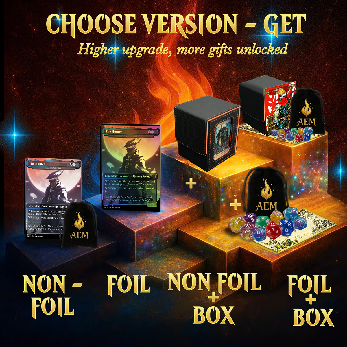 BLOODBORNE THEMED COMMANDER DECK – PREMIUM COLLECTOR SET  (136 CARDS)