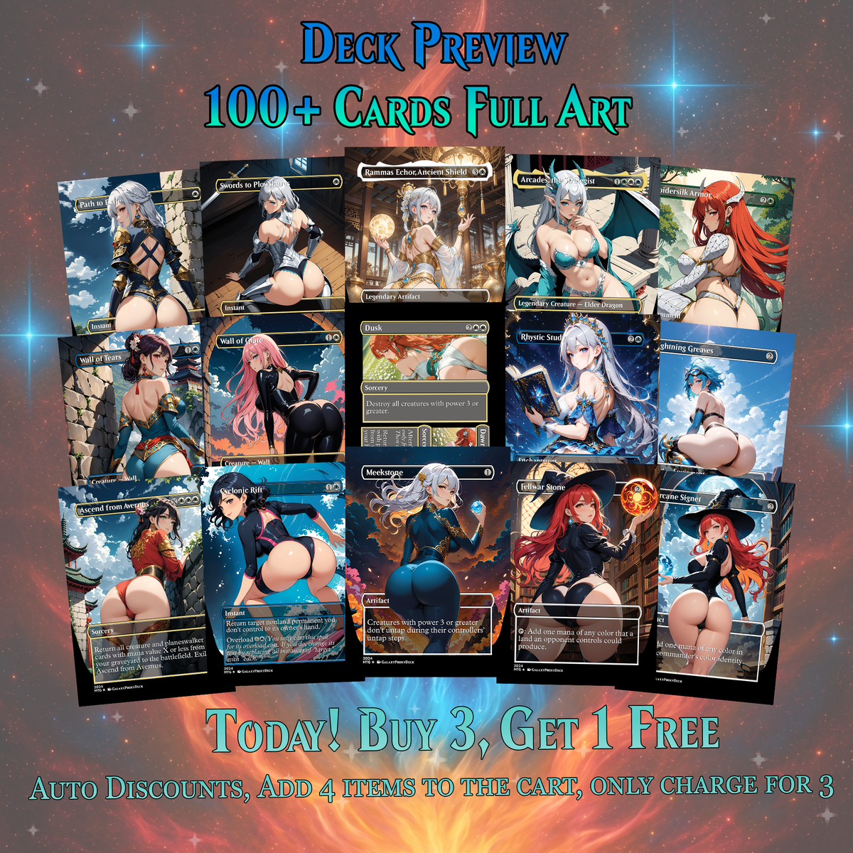 | New | ARCADES WALLS/BUTTS COMMANDER DECK – PREMIUM COLLECTOR SET (117 CARDS)