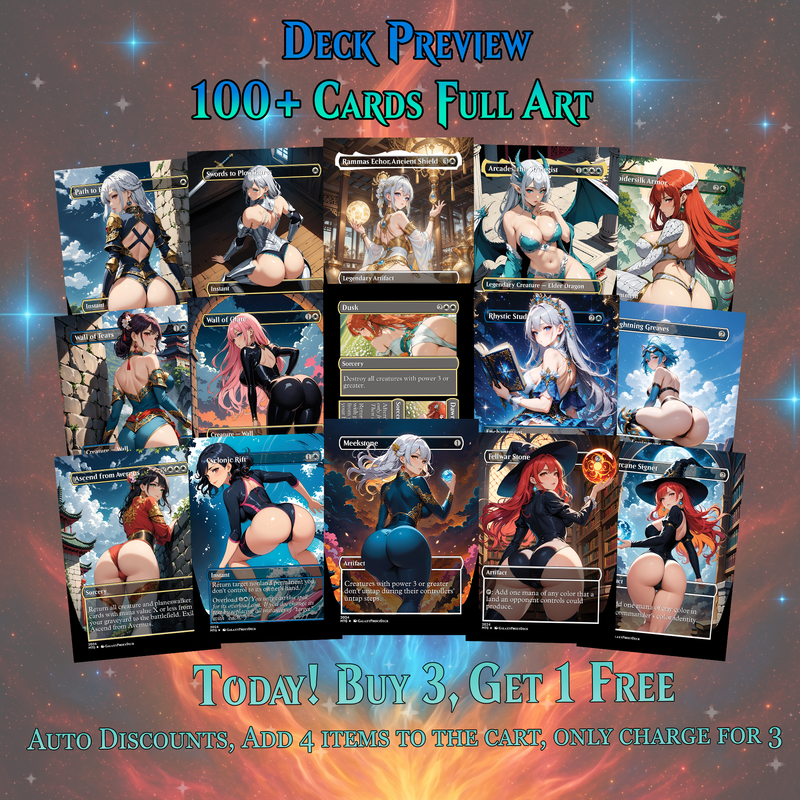 | New | ARCADES WALLS/BUTTS COMMANDER DECK – PREMIUM COLLECTOR SET (117 CARDS)