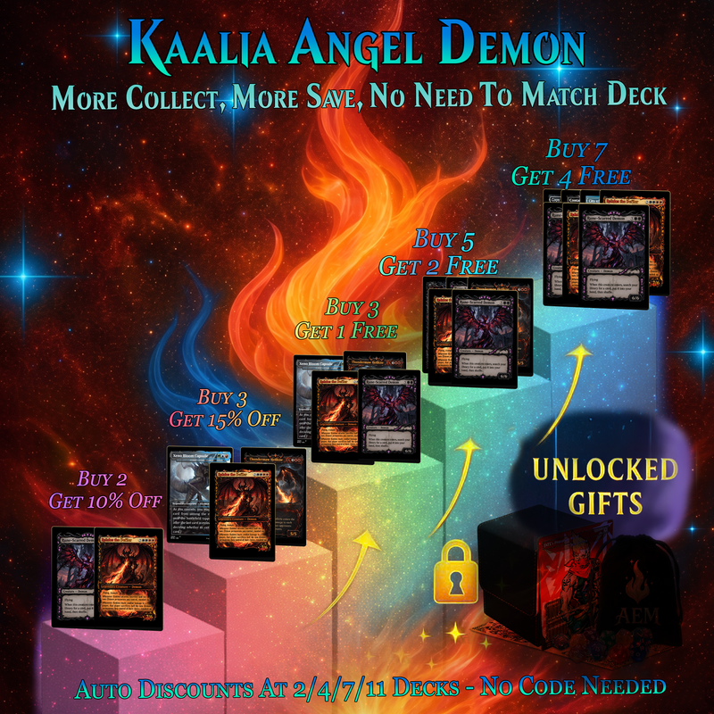 | New | Wrath of Kaalia – Legendary Angel, Demon & Dragon Tribal Deck | 100 cards